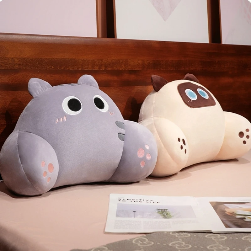 Thickened Cat Back Cushion Sia - đánh giá và giá Gaming Chair Lumbar Pillow