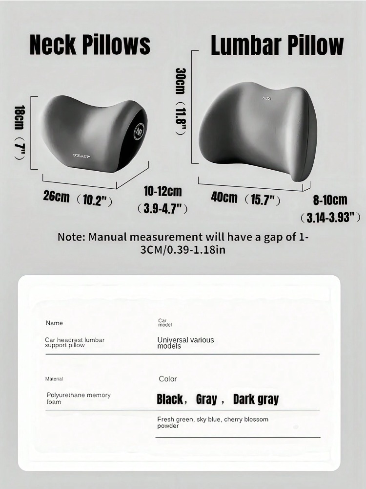 Car Headrest, Lumbar Support,  - đánh giá và giá Gaming Chair Lumbar Pillow