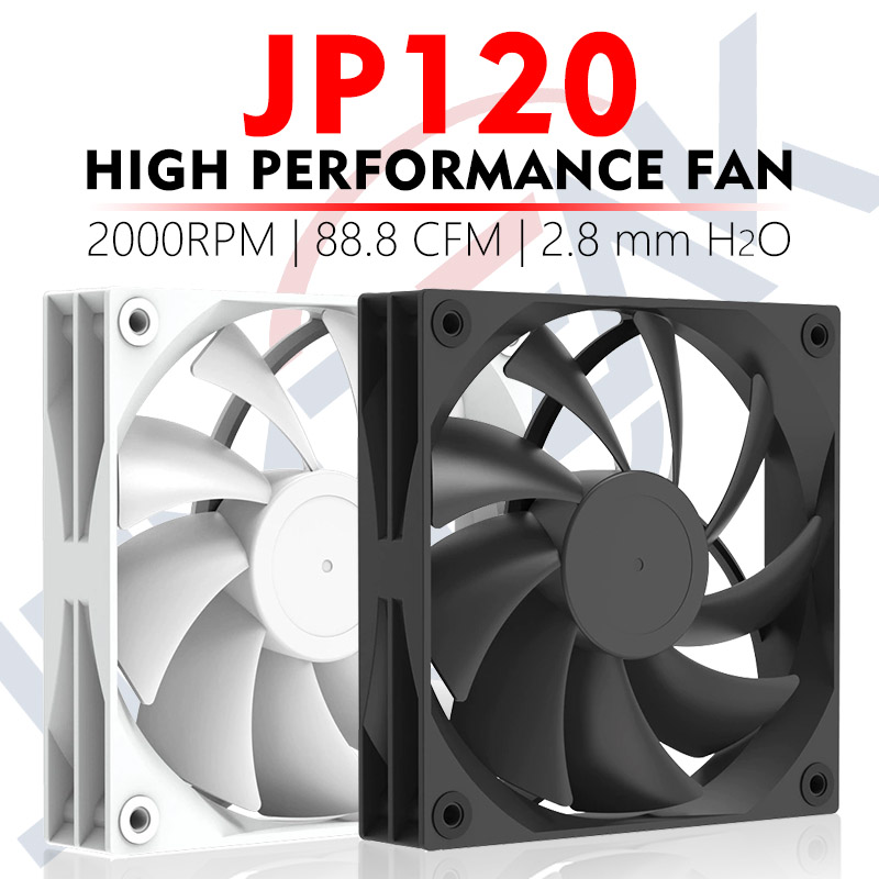 JUMPEAK JP120 120mm Fan 2000RP - đánh giá và giá Pc Gaming Ff