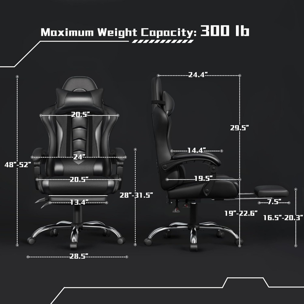Comfortable PU Leather Gaming  - đánh giá và giá Gaming Chair Lumbar Pillow