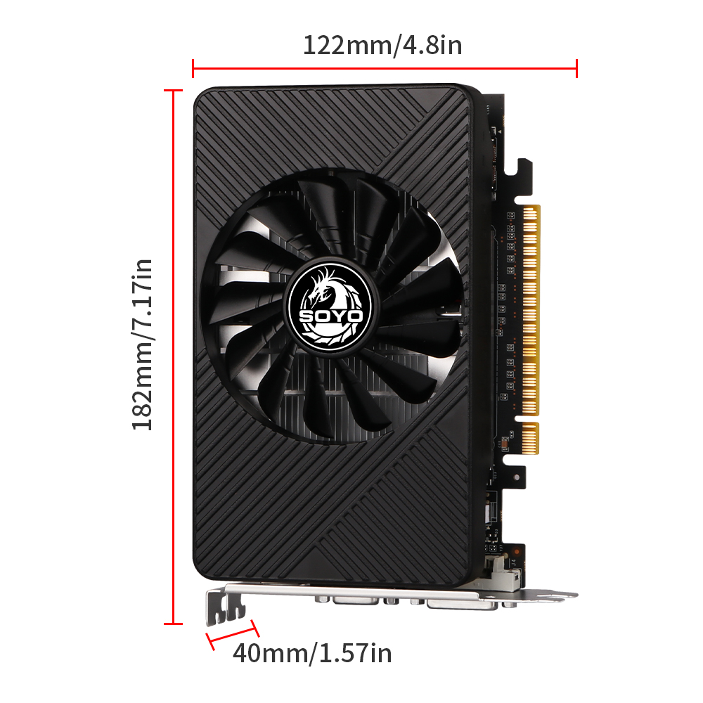 SOYO GTX 550TI GDDR5 Graphics  - đánh giá và giá Pc Gaming Ff