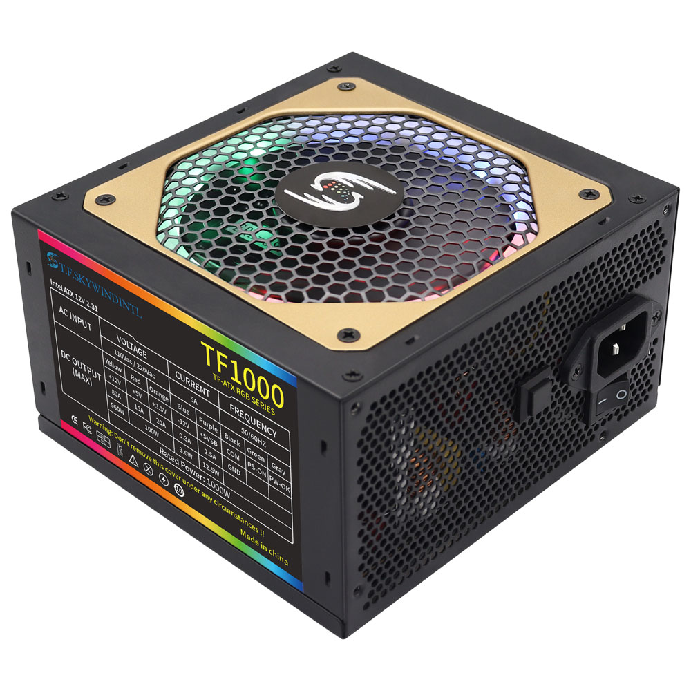 T.F.SKYWINDINTL 1000W Rgb ATX  - đánh giá và giá Pc Gaming Watt