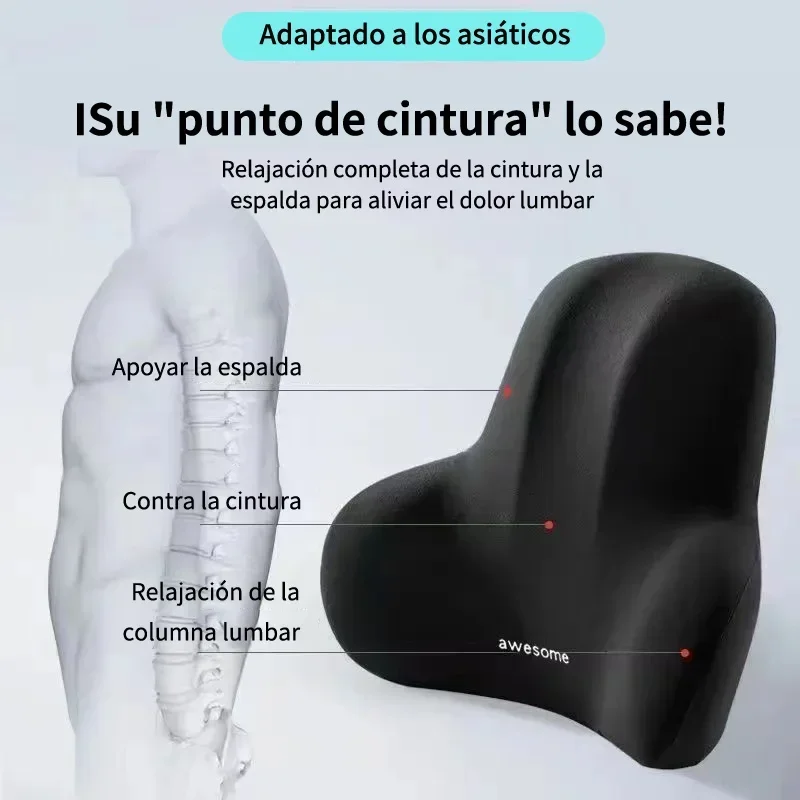 Memory Foam Lumbar Back Cushio - đánh giá và giá Gaming Chair Lumbar Pillow