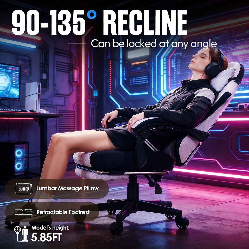 Gaming Chair with ket Spring C - đánh giá và giá Gaming Chair Lumbar Pillow