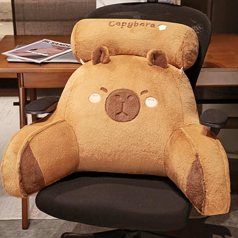 Lovely Capybara Backrest Cushi - đánh giá và giá Gaming Chair Lumbar Pillow