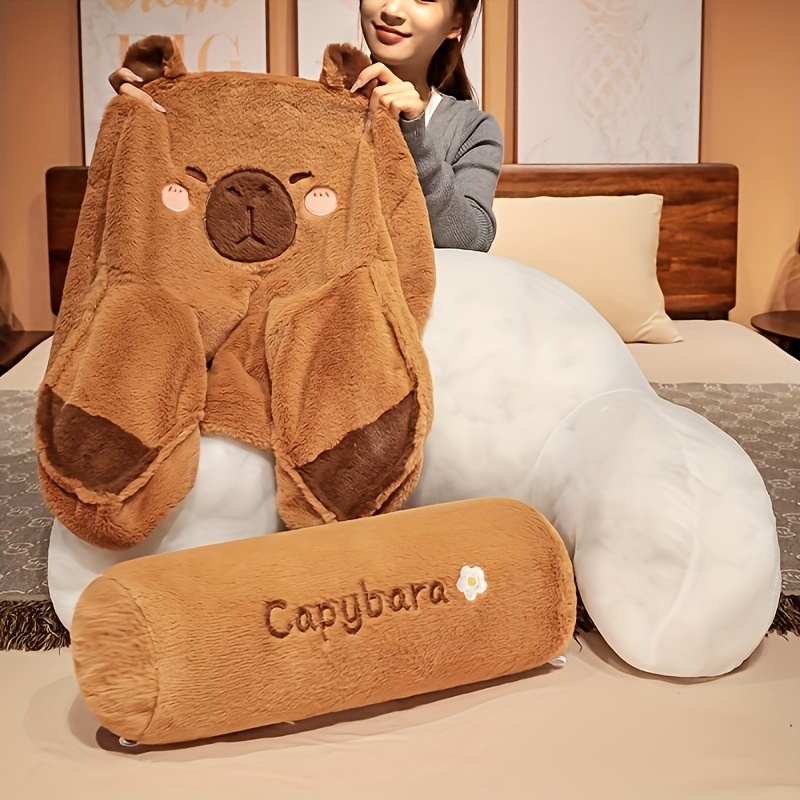Lovely Capybara Backrest Cushi - đánh giá và giá Gaming Chair Lumbar Pillow