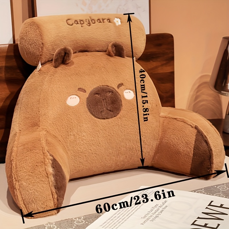 Lovely Capybara Backrest Cushi - đánh giá và giá Gaming Chair Lumbar Pillow