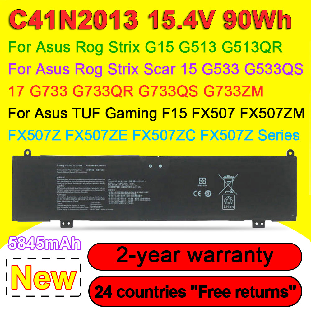 C41N2013 Laptop Battery For AS - đánh giá và giá Pc Gaming Asus Rog