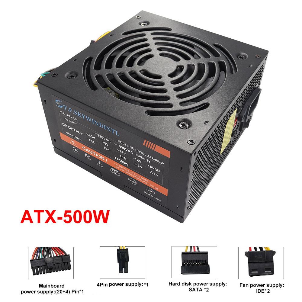 Cheap 500W Black ATX Desktop G - đánh giá và giá Pc Gaming Ff