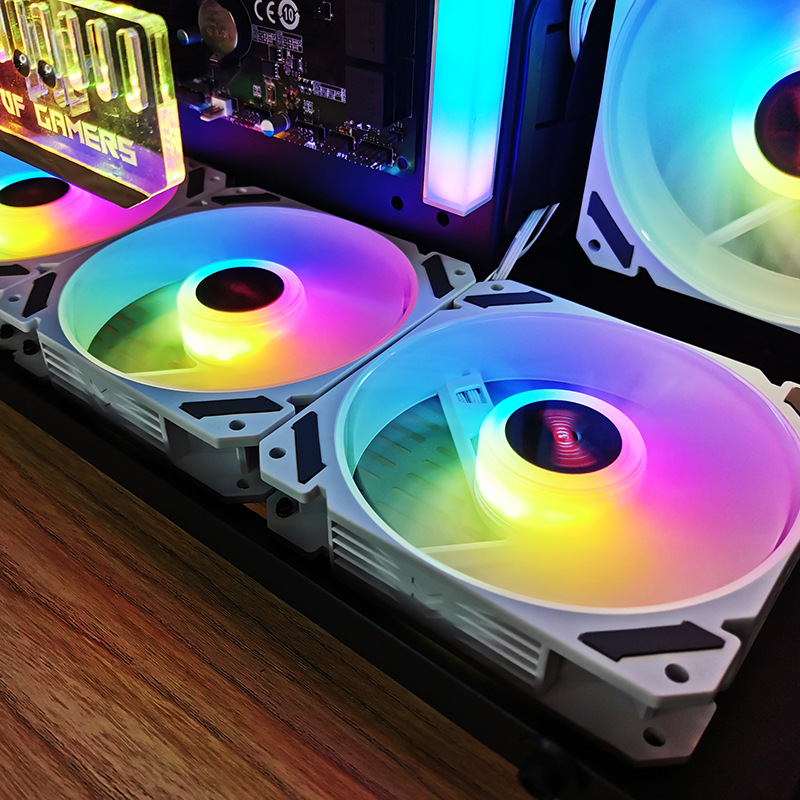 ARGB 120mm Case Fan 5V 3PIN Mo - đánh giá và giá Pc Gaming Desk