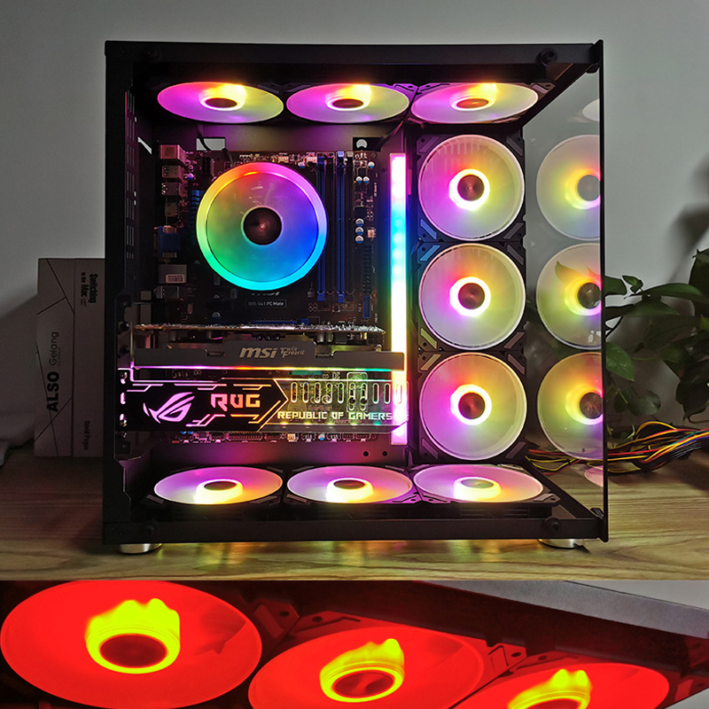 ARGB 120mm Case Fan 5V 3PIN Mo - đánh giá và giá Pc Gaming Desk