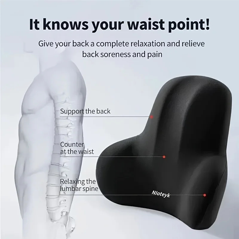 1Pc Memory Foam Lumbar Support - đánh giá và giá Gaming Chair Lumbar Pillow